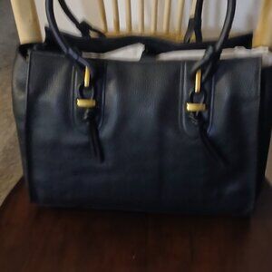 Vince Camuto Maecy Pebbled Leather Tote